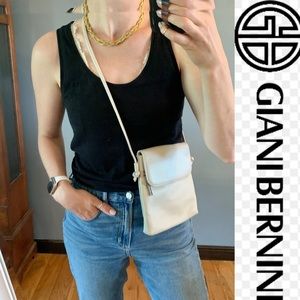 Gia I Bernini Leather Crossbody Purse